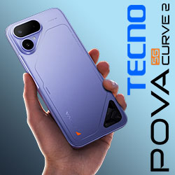 رونمایی از Tecno Pova Curve 2 – نازک‌ترین اسمارت‌فون مجهز به باتری 8,000 میلی‌آمپر ساعتی