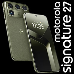 رونمایی از Motorola Signature 27 با پردازنده Snapdragon 8 Elite Extreme Gen 6 و دوربین تلهفتوی 200MP