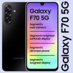 معرفی سامسونگ Galaxy F70 5G با دوربین 50MP OIST صفحه‌نمایش AMOLED و پردازنده Exynos 1330