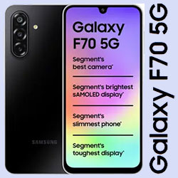 معرفی سامسونگ Galaxy F70 5G با دوربین 50MP OIST صفحه‌نمایش AMOLED و پردازنده Exynos 1330