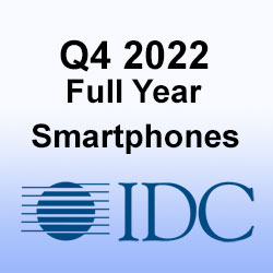 گزارش IDC در مورد بازار جهانی گوشی های هوشمند در سه ماهه چهارم و سال کامل 2022 - کاهش بی سابقه عرضه