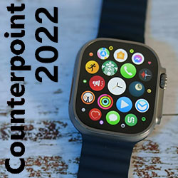 گزارش کانترپوینت در مورد بازار ساعت های هوشمند در سال 2022 - پیشتازی اپل و رشد سالانه 12 درصد